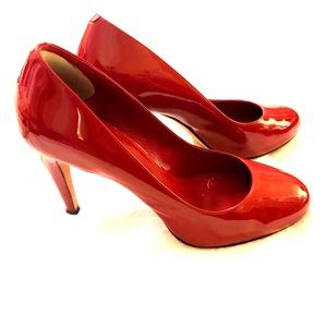 Cole Haan Nike Air red patent leather pumps 👠